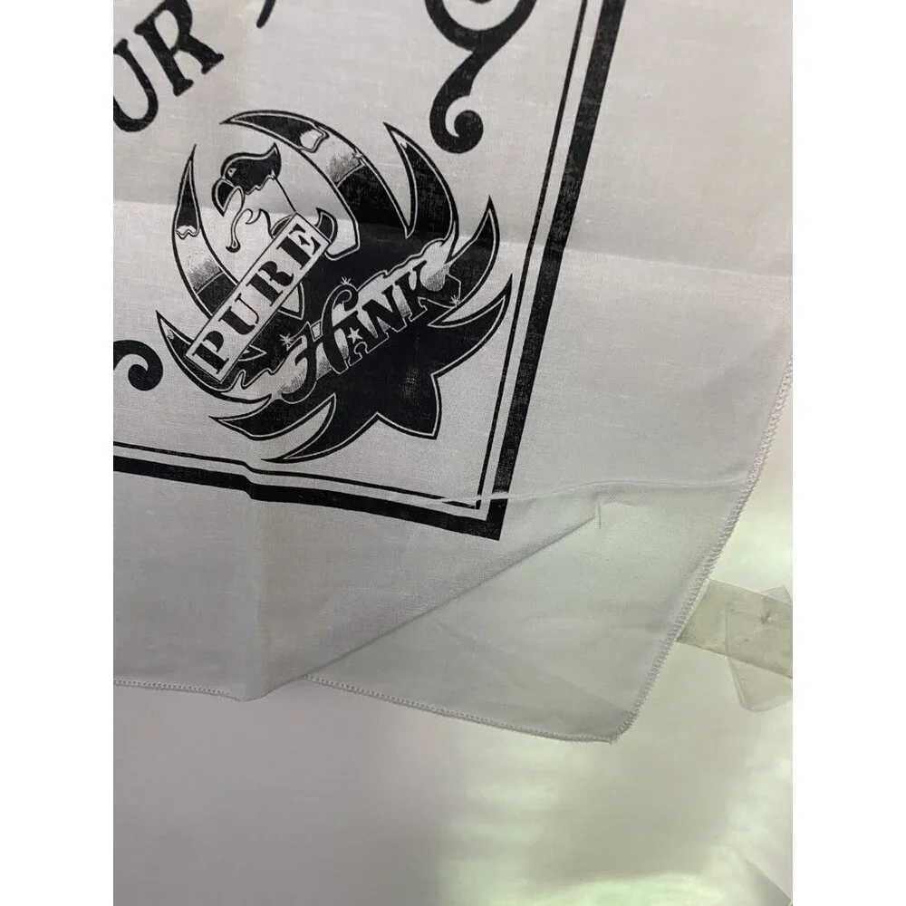 Hank Williams Jr Pure Hank Concert Tour Bandana Handkerchief Country 1991 READ